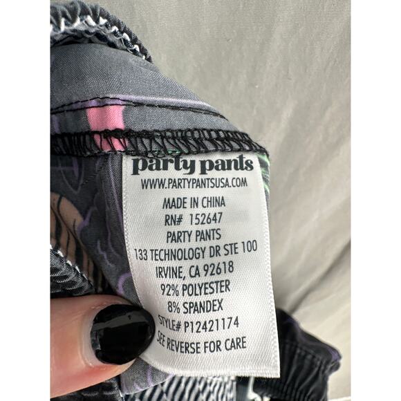 Party Pants Swim Shorts Mens Small Black Dinosaur Golf Animal Trunks Colorful - Picture 6 of 6